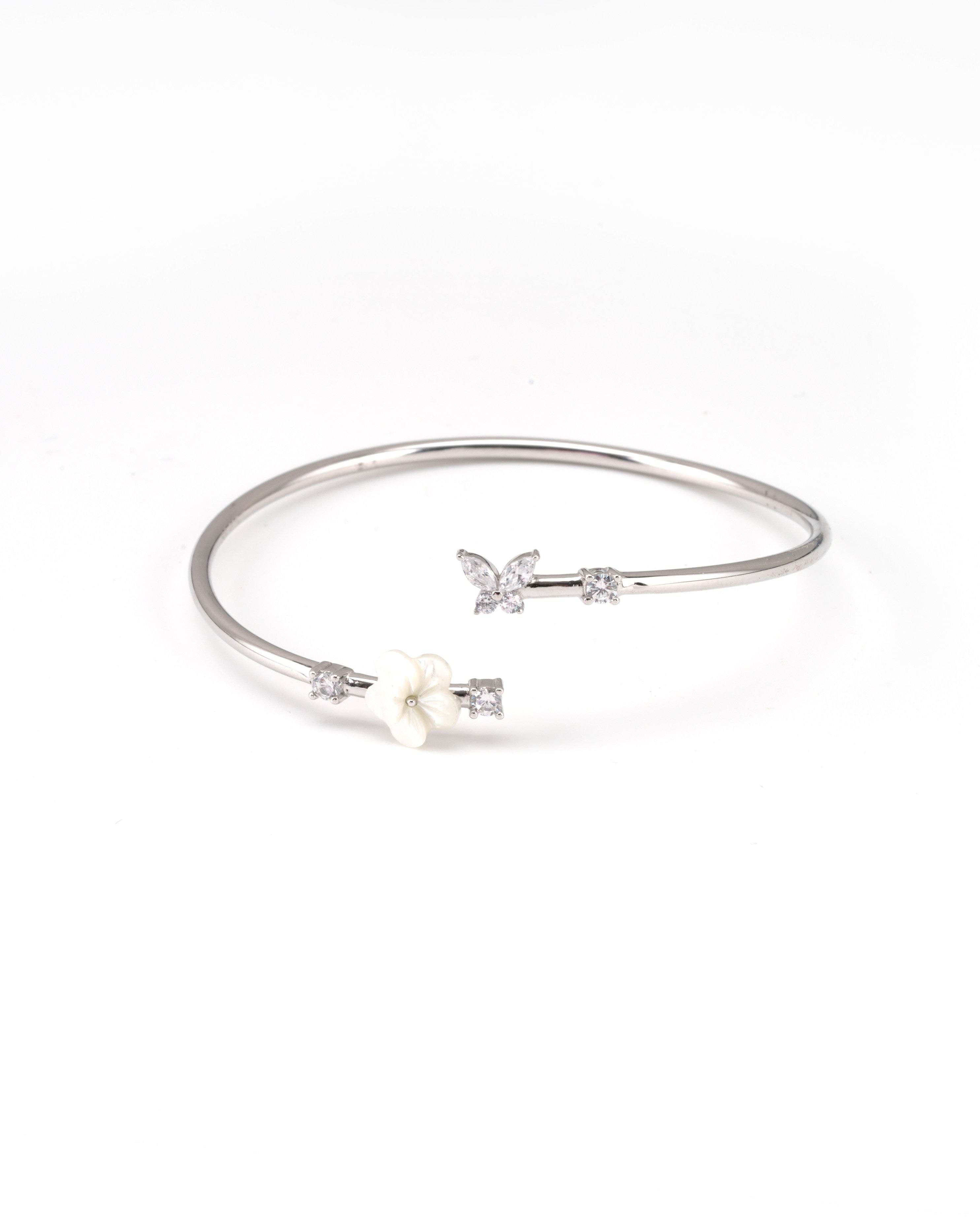 Ivory Flutter Bloom Cuff Bracelet