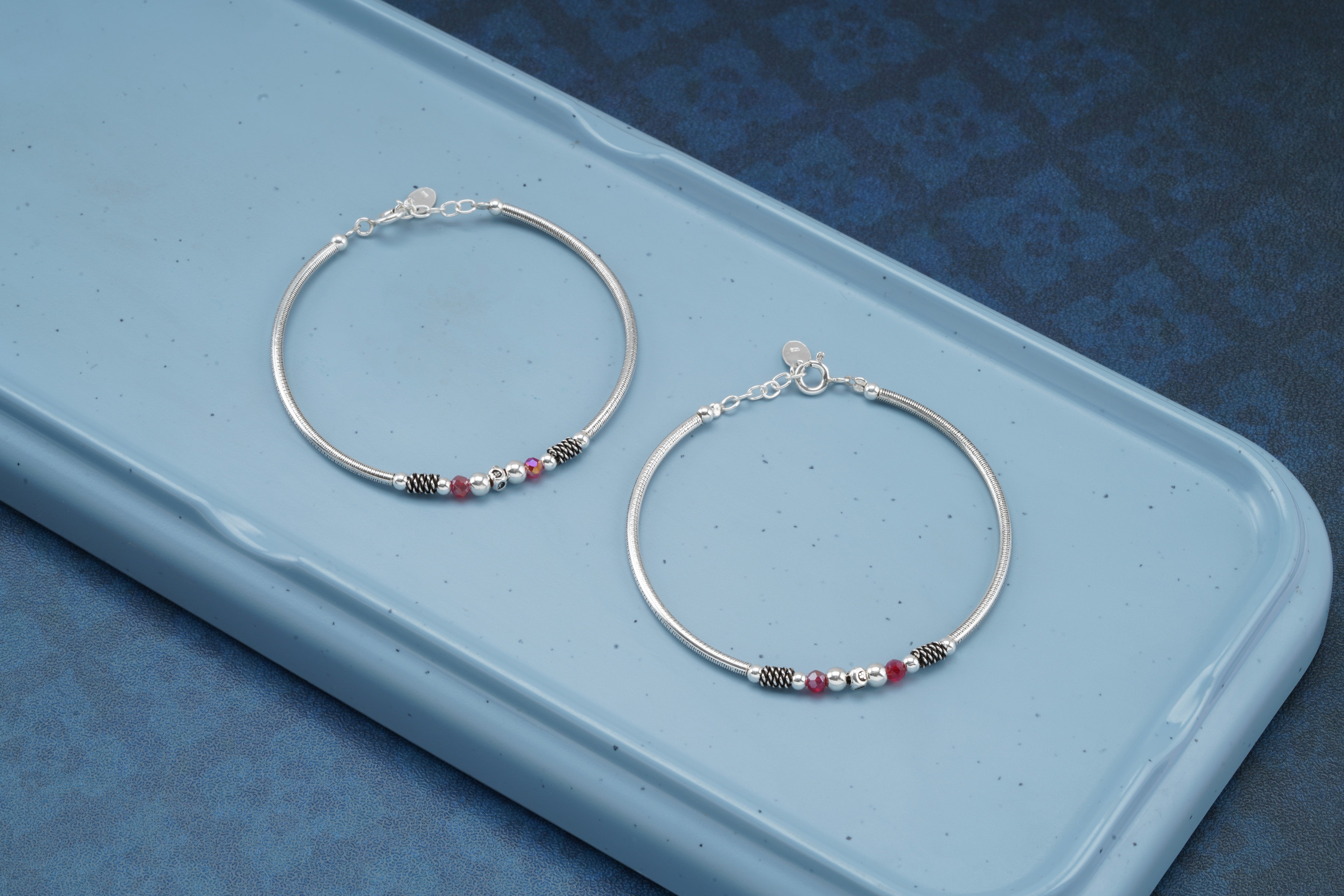 Rosé Whisper Silver Bracelet