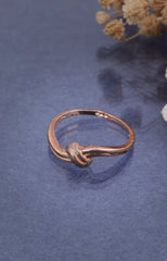 Rose Gold Knot Ring