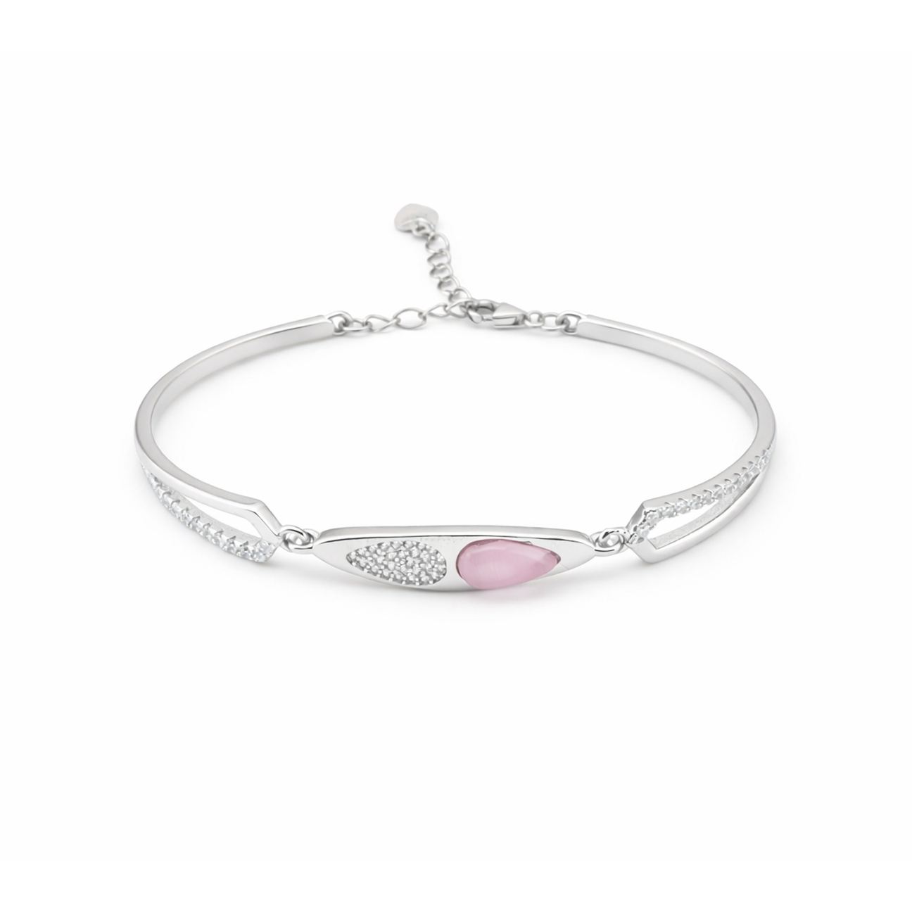 Blush Dual Drop Bracelet – Minimal Elegant Adjustable Bracelet for Women | Modern Soft Statement Jewellery