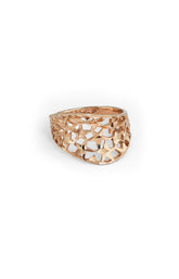 Gleaming Gaps Statement Ring