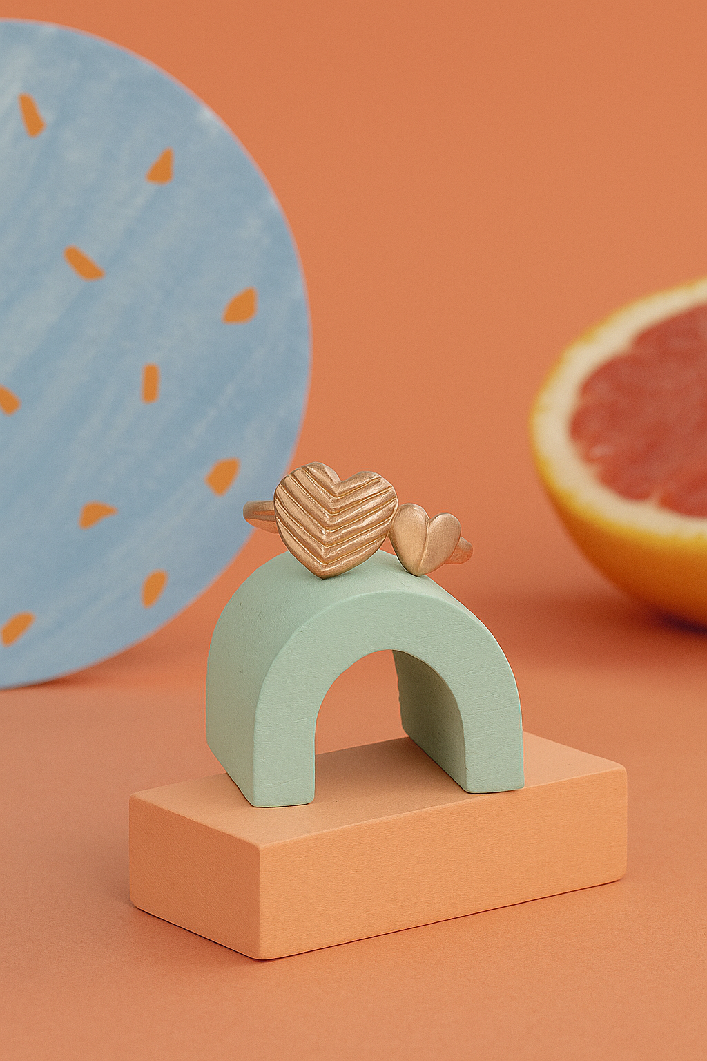 Double Heart Ring