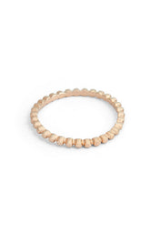 Beaded Rose Gold Ring