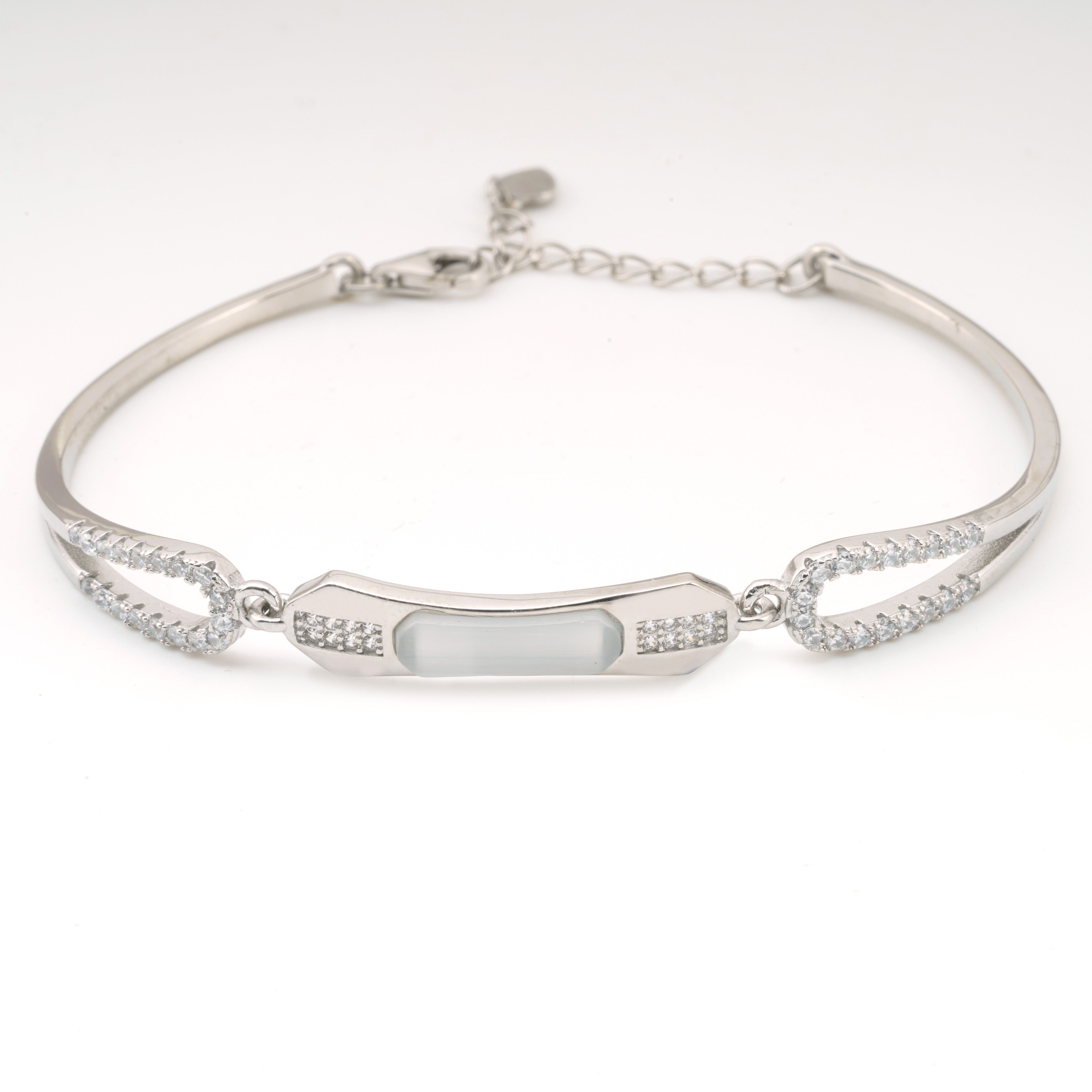 Ivory Prism Silver Bracelet