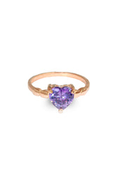 Violet Haze Crush Ring