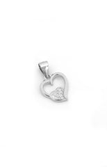 Silver Twilight Heart Silver Pendant đ