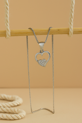Silver Twilight Heart Silver Pendant đ