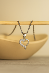 Silver Eternal Heart Pendant
