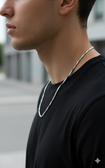 Silver Luxe Herringbone Chain