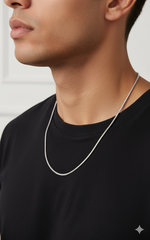 Silver Serene Snake Chain