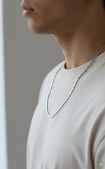 Silver Flat Snake Chain