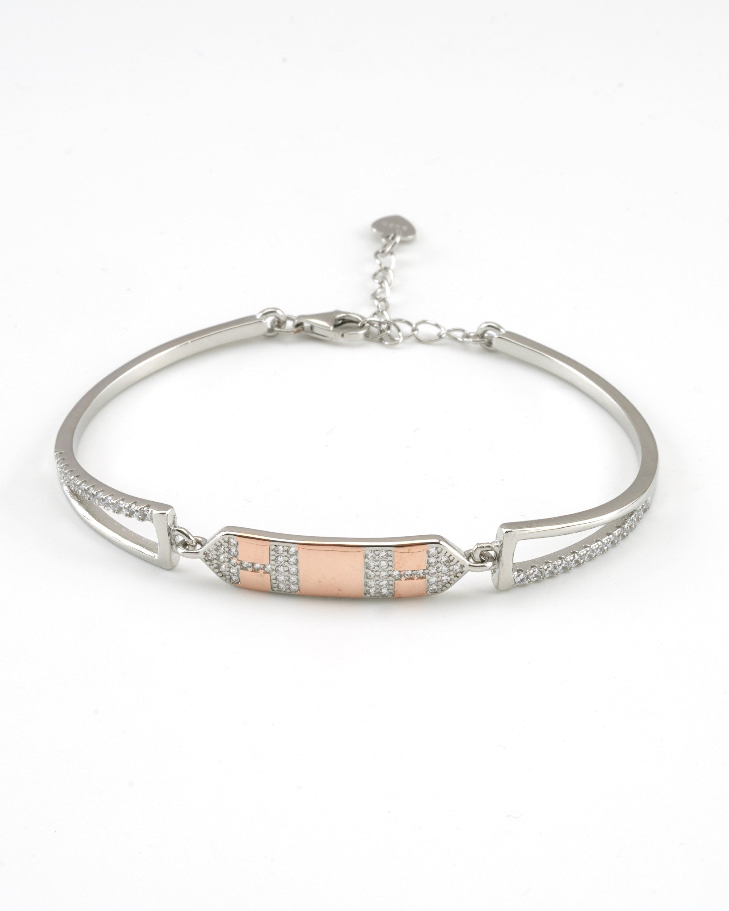 Rosé Stria Arc Bracelet