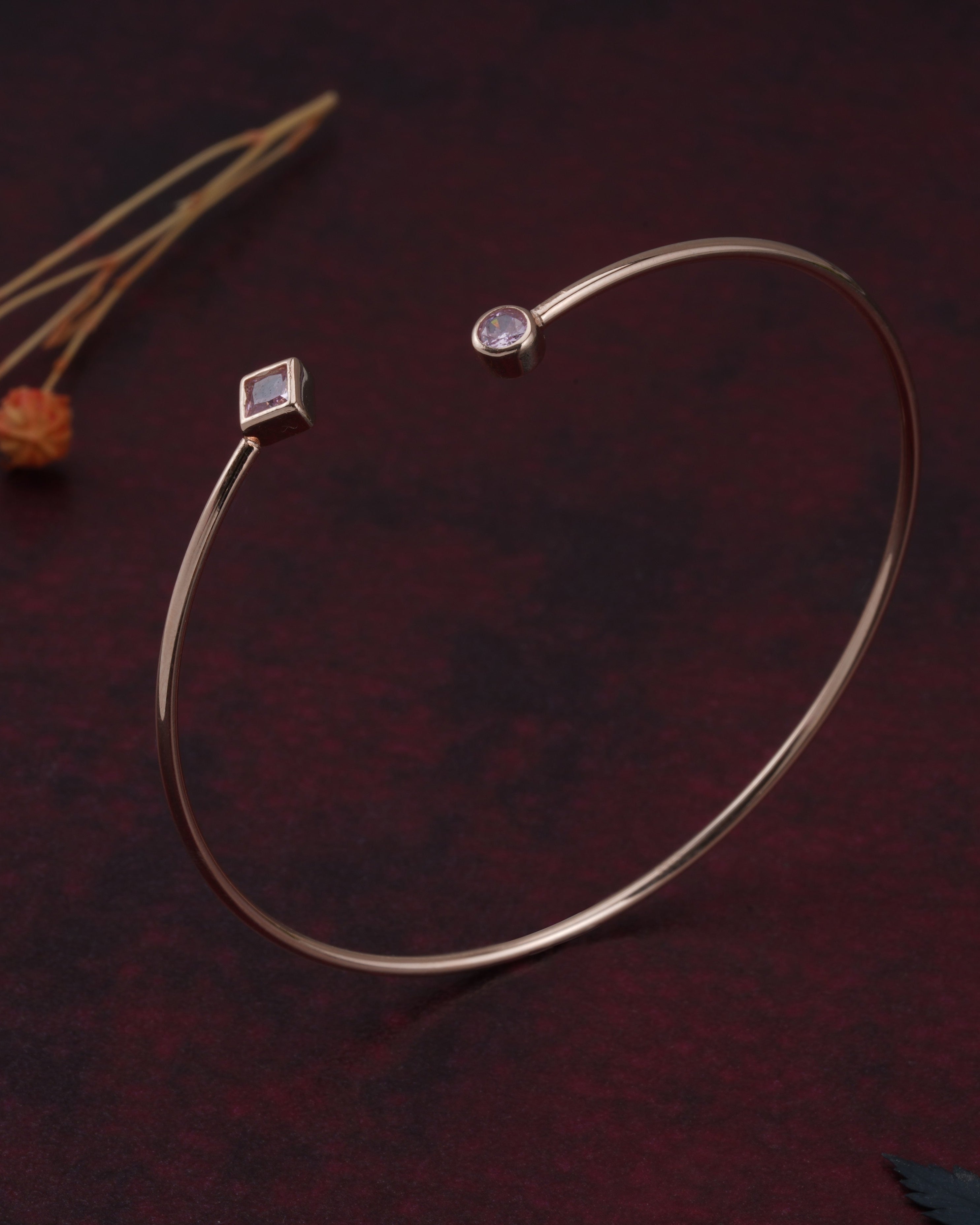 Blush Duo Gem Bracelet