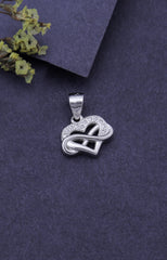 Silver Infinity Heart Pendant