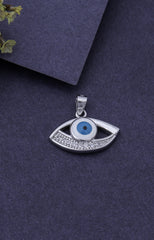 Silver Evil Eye Pendant