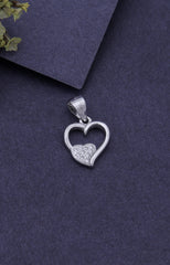 Silver Twilight Heart Silver Pendant đ