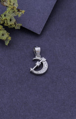 Silver Moon & Arrow Pendant