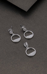 Lunar Glow Silver Pendant Set