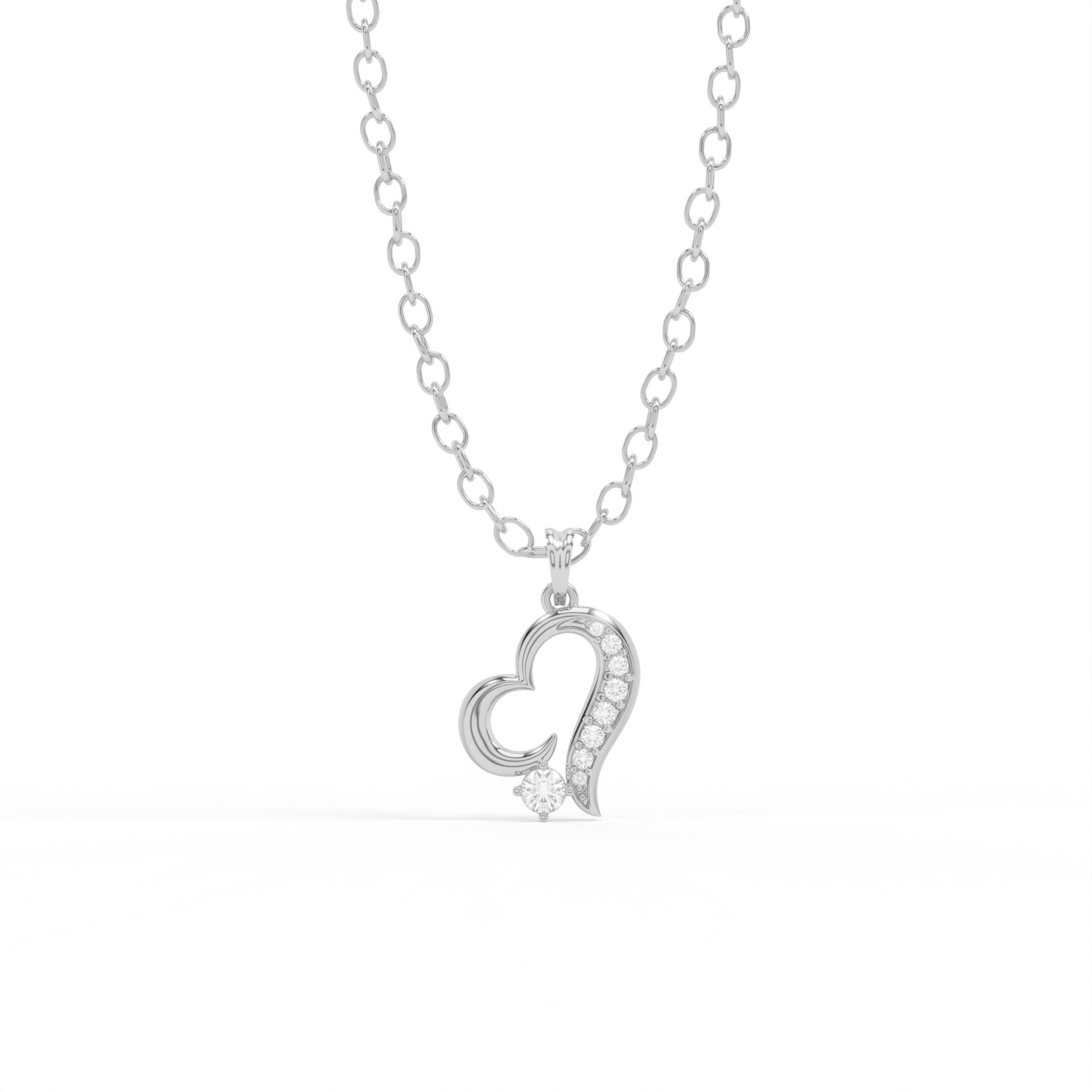 Grace Heart Pendant Necklace