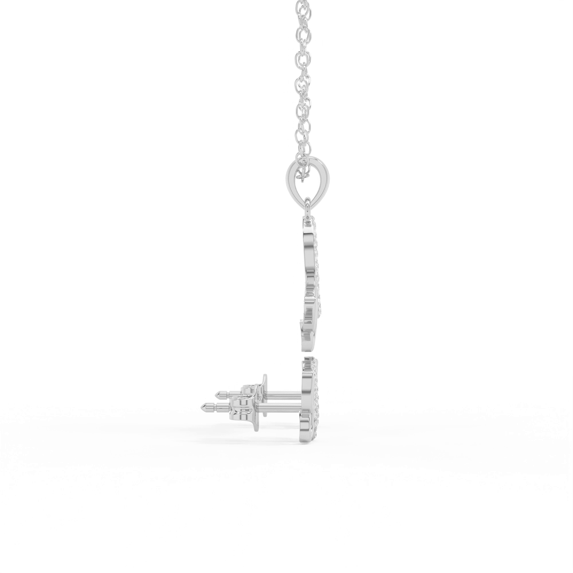 Flutter Grace Pendant Earring Set