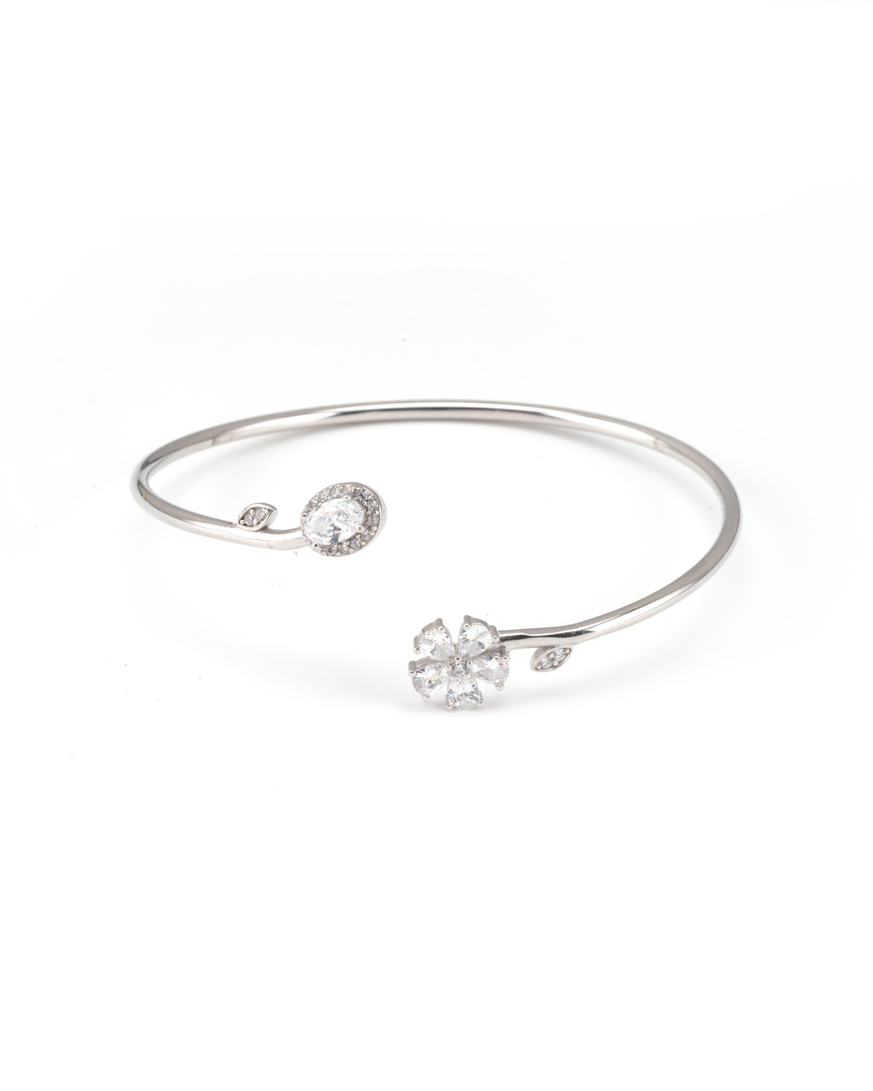 Lunaria Bloom Cuff Bracelet