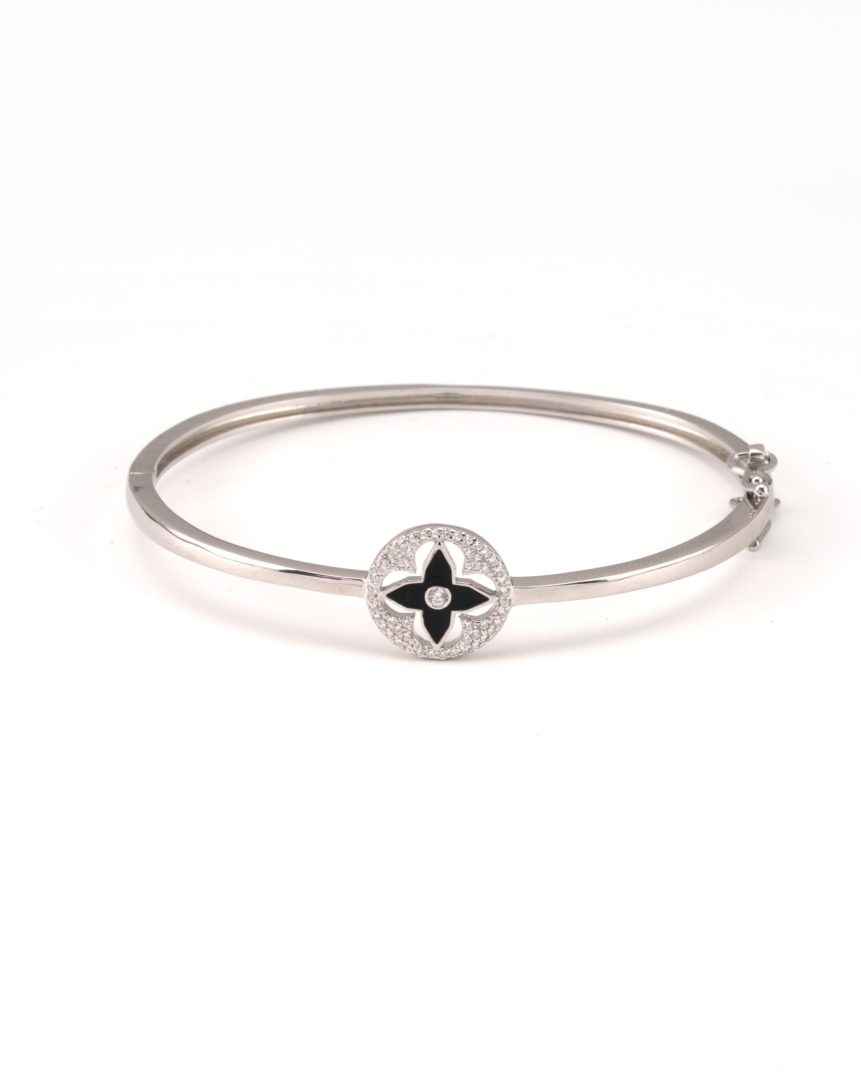 Noir Clover Halo Bracelet