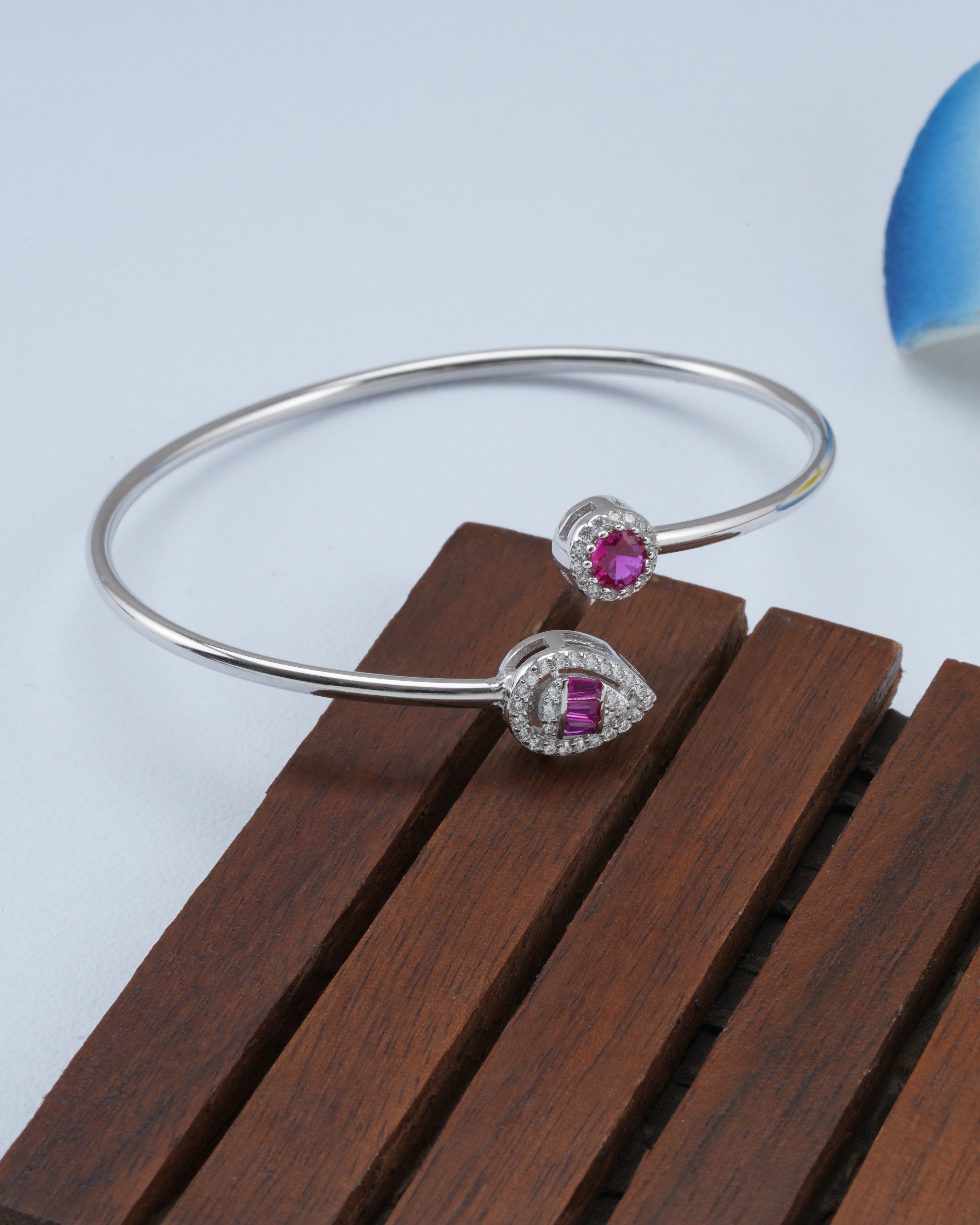 Ruby Arc Duet Bracelet