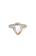 Teardrop with Diamond Accents Ring