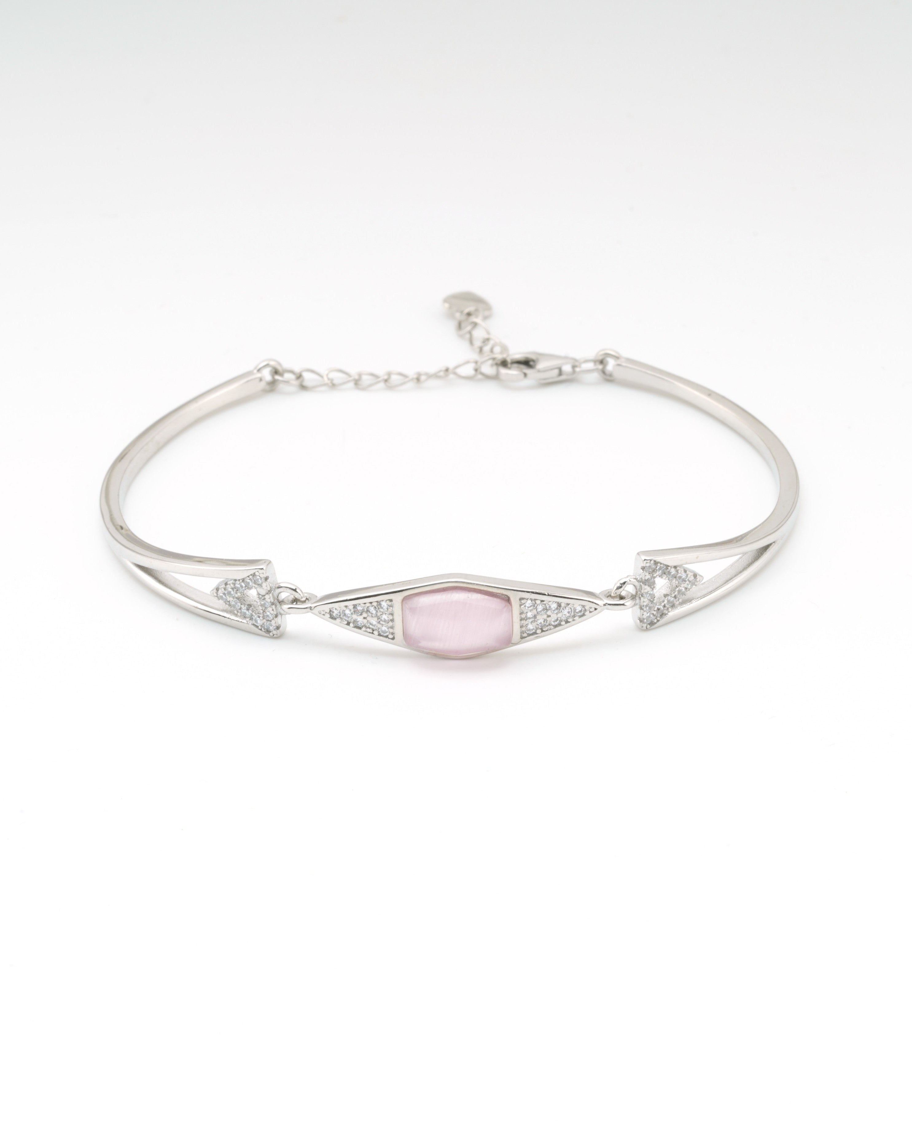 Blush Prism Silver Bracelet