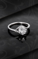 Minimal Solitaire Ring