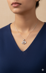 Silver Infinity Heart Pendant