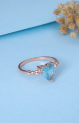 Frosted Mint Love Ring