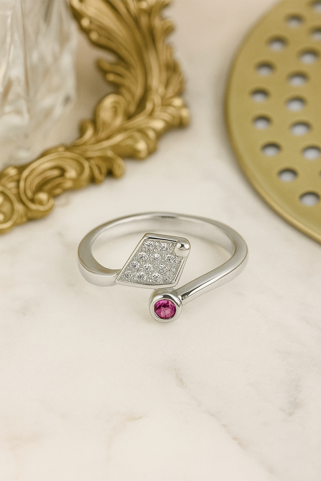 Twinkle Kite Ruby Ring