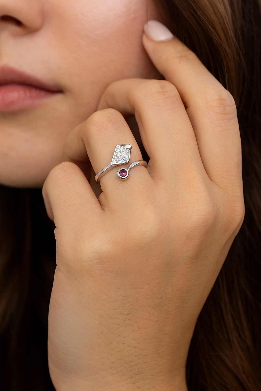 Twinkle Kite Ruby Ring