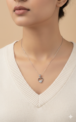 Silver Twilight Heart Silver Pendant 💖