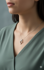 Silver Eternal Heart Pendant