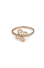 Silver Butterfly Cutwork Ring