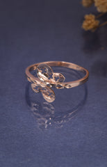 Silver Butterfly Cutwork Ring