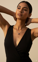 Silver Eterna Band Pendant Necklace