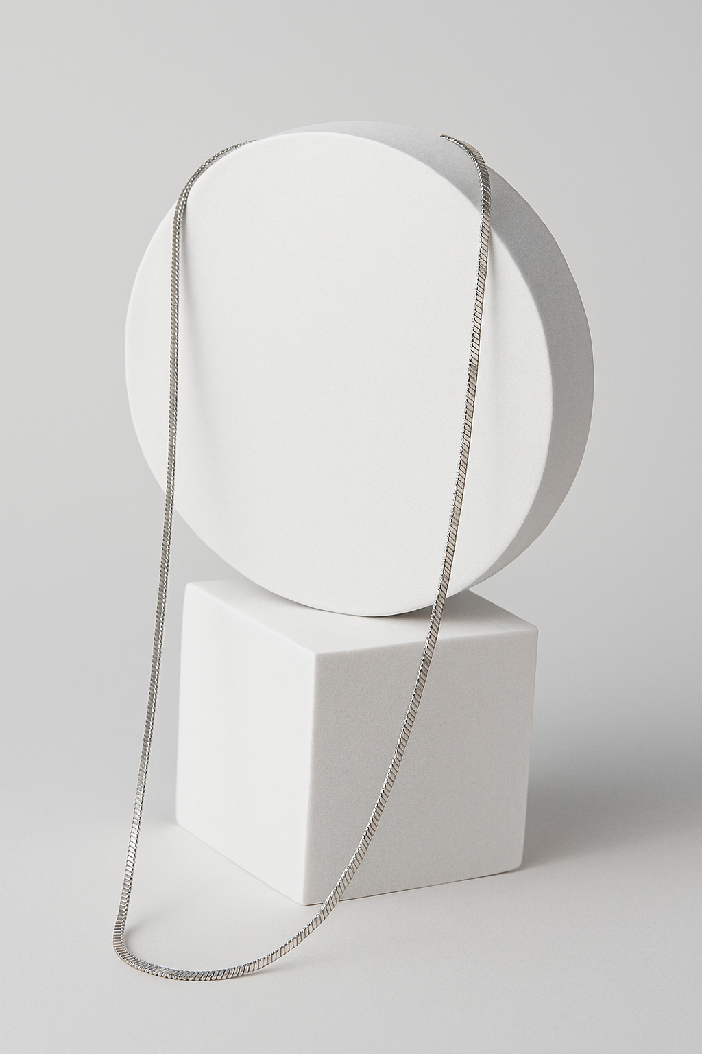 Silver Sleek Herringbone Chain