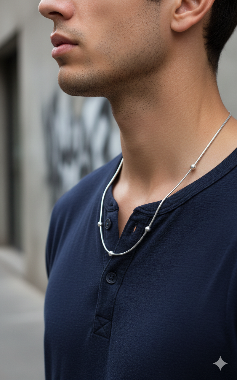 Silver BeadGlow Chain