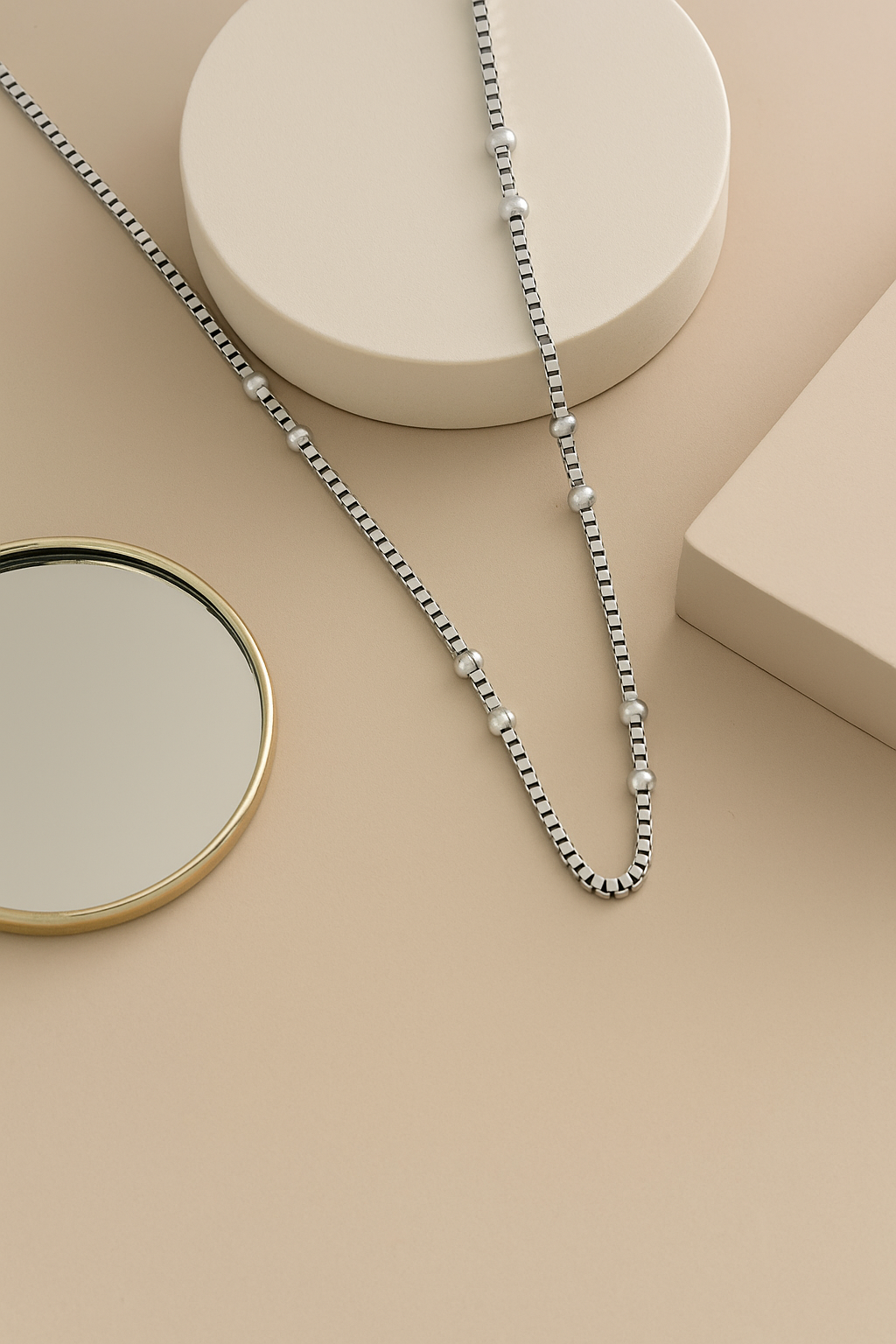Silver BoxBead Chain
