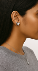 Fluttering Grace Silver Pendant Set