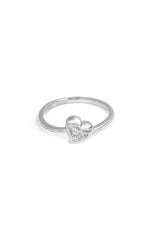 925 Heart Silver Ring