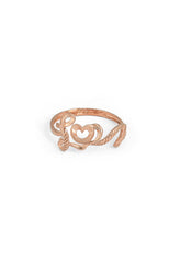 Rose Gold "Love" Script Ring