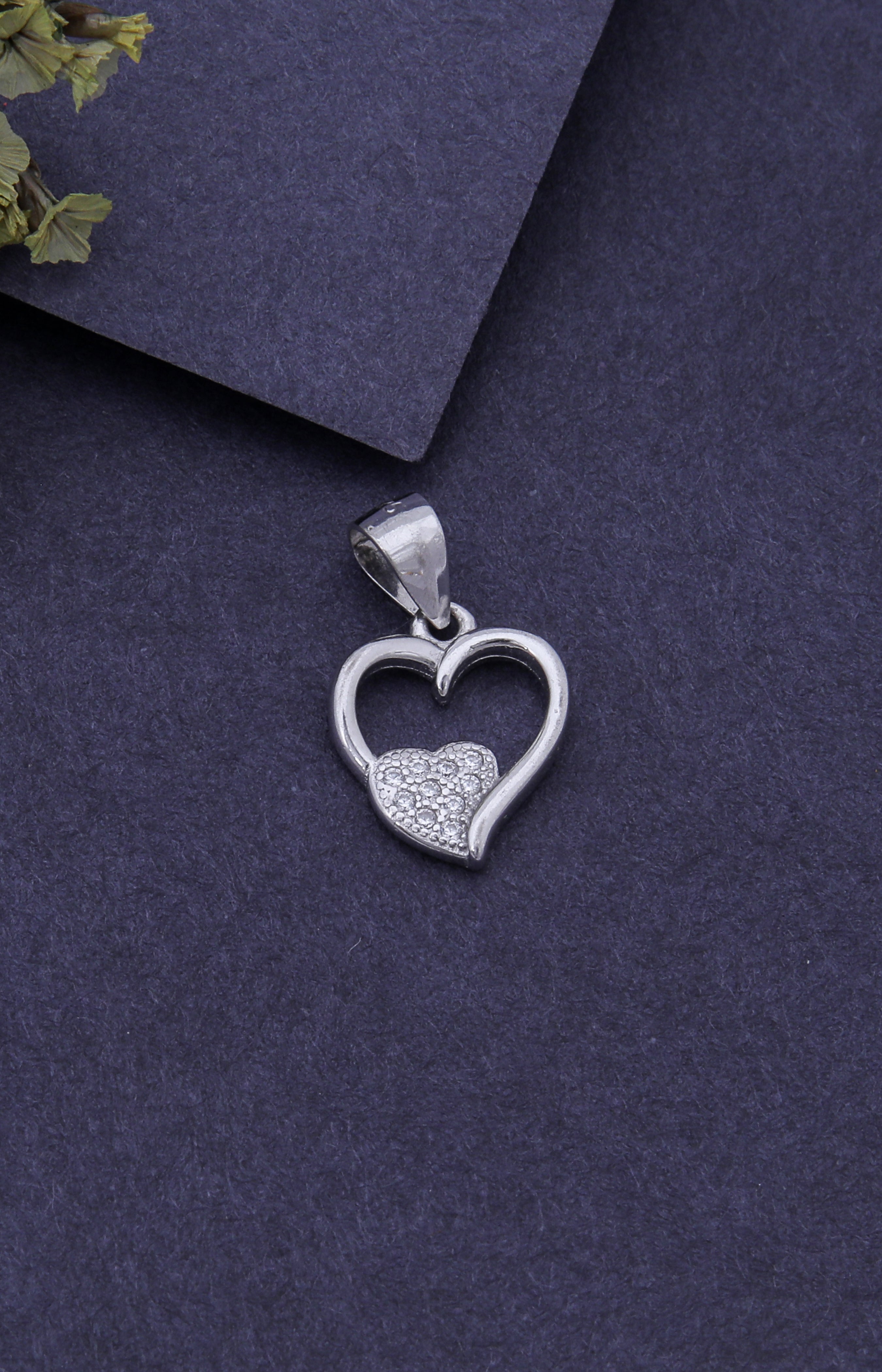 Silver Twilight Heart Silver Pendant 💖