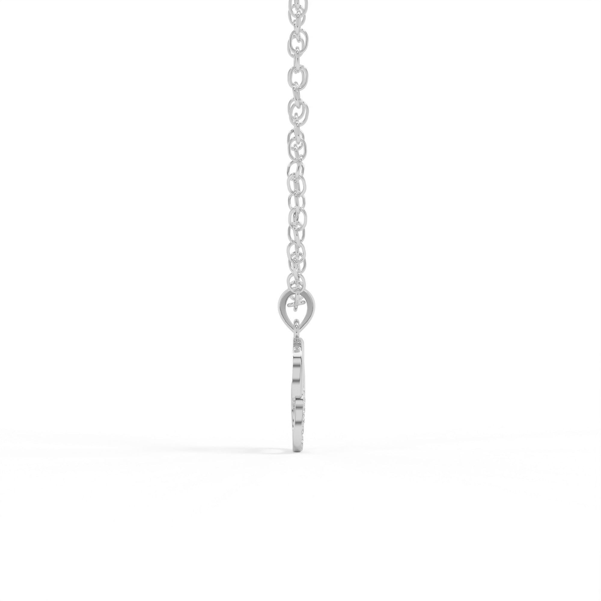 Interlock Halo Pendant Necklace